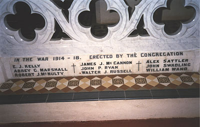 St Patrick's First World War Memorial Altar Rail, Singleton photo 1