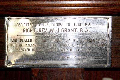St Paul's Presbyterian Church Second World War Memorial Pipe Organ, Casino photo 1