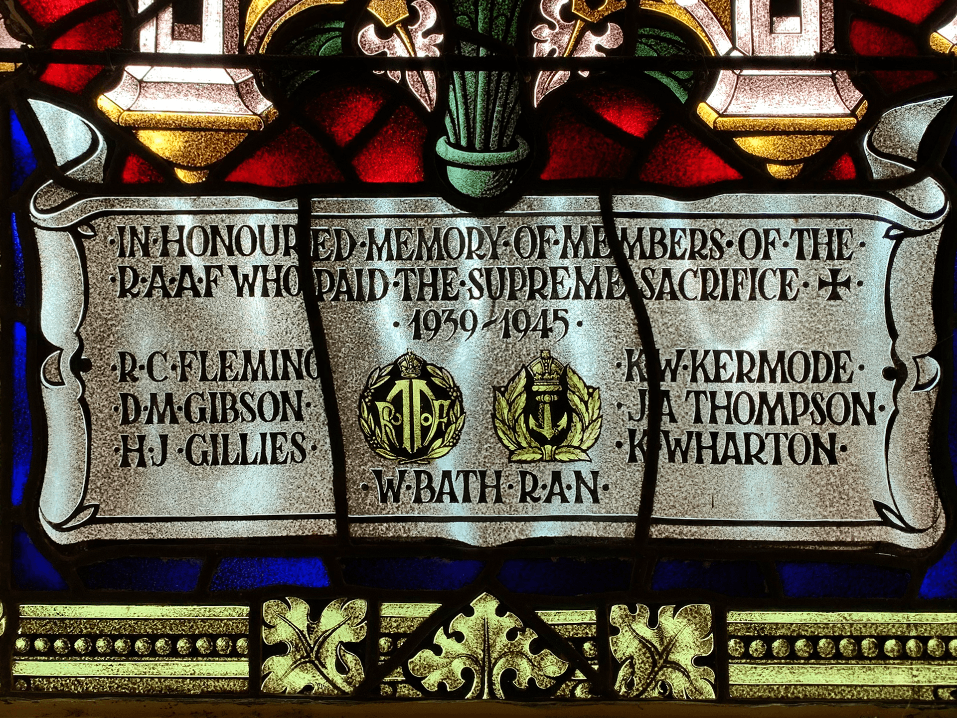 St Paul's Presbyterian Church Second World War Memorial Windows, Walcha photo 1