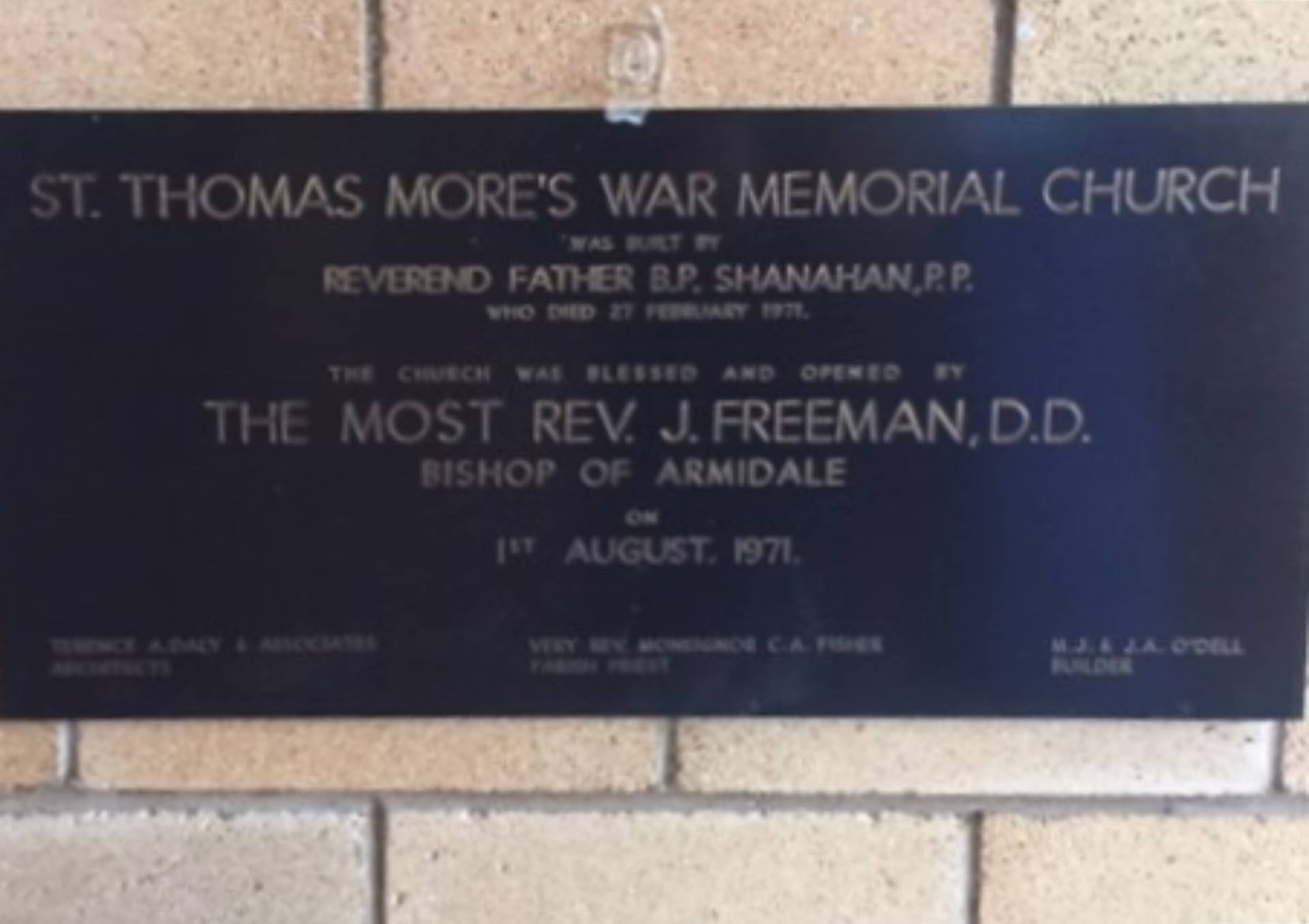 St Thomas More's War Memorial Church, Werris Creek photo 1