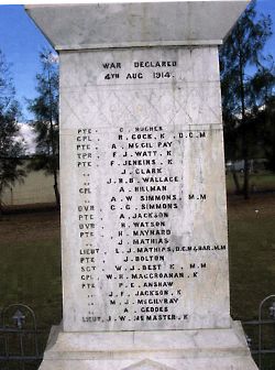 Tambar Springs Cenotaph photo 1
