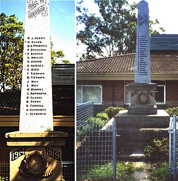 Tenambit Public School First World War Memorial photo 1