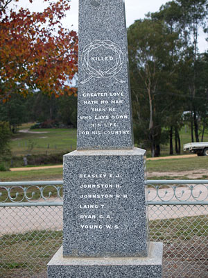 Towamba and District First and Second World Wars Memorial photo 1