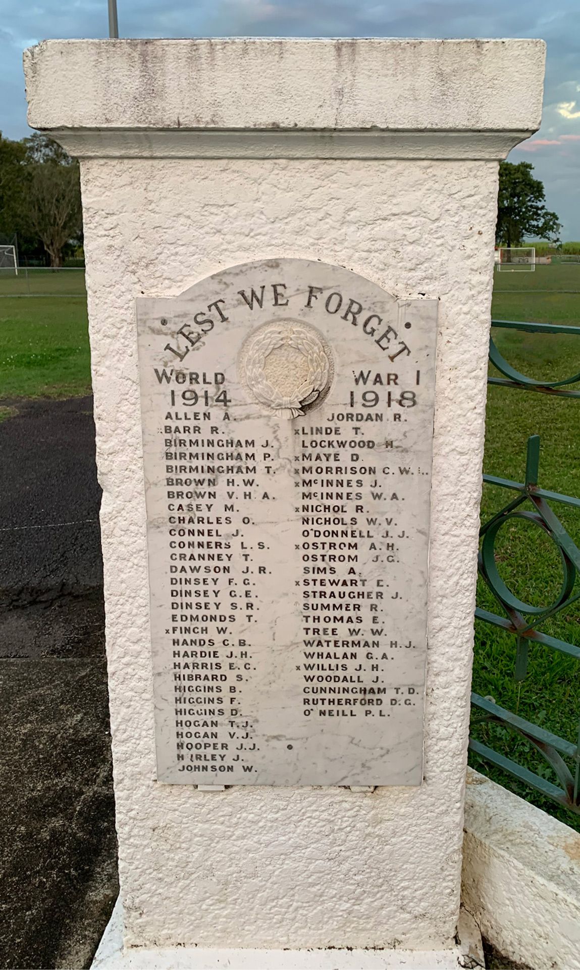 Tumbulgum and District War Memorial Gates photo 1
