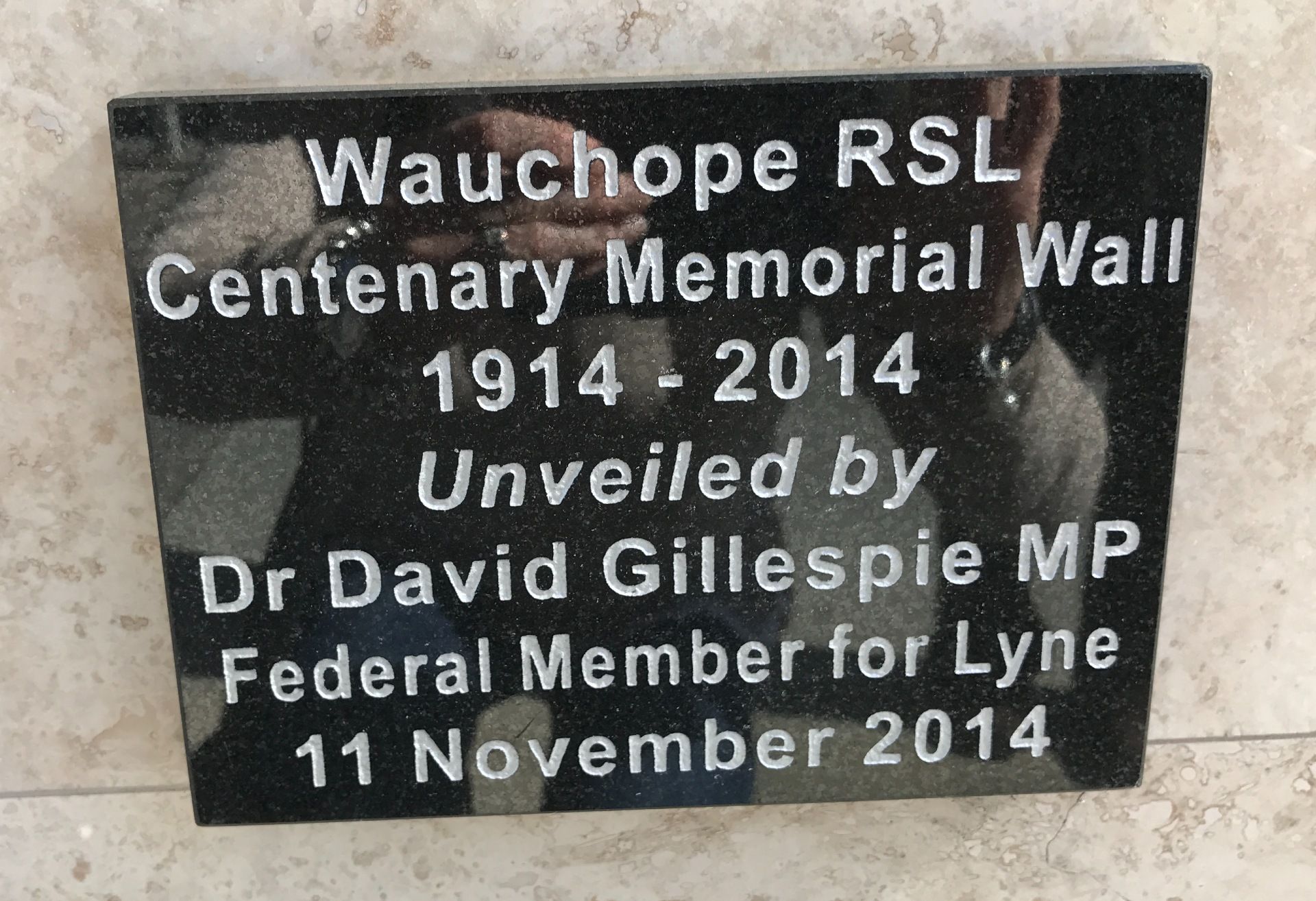 Wauchope RSL Centenary Memorial Wall 1914-2014 photo 1