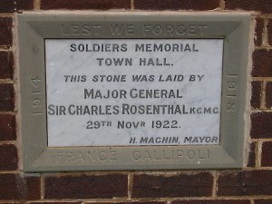 Wingham Memorial Town Hall and Honour Rolls photo 1